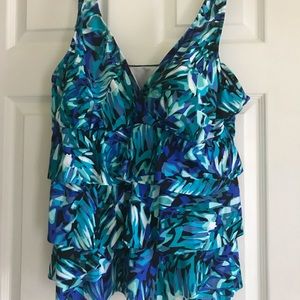 Inc bathing suit top and bottom.